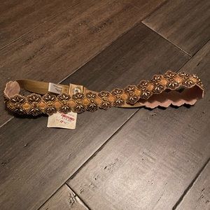 Altard State gold sparkly dress belt size large